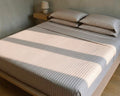 Stripped Satin Bedsheet